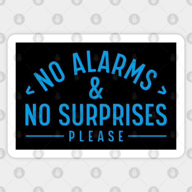 No surprises Sticker by daparacami